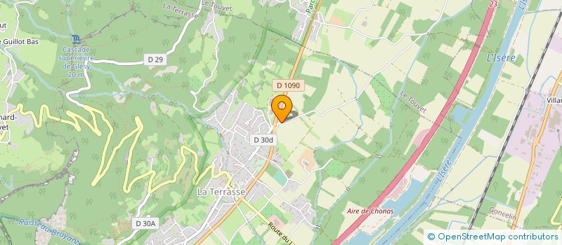 localisation de l'entreprise ALINEA VERT à LE TOUVET
