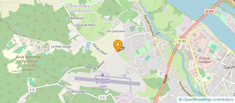 localisation de l'entreprise ALINES à SAUMUR