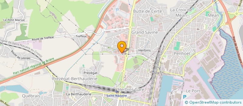 localisation de l'entreprise ALINES à TRIGNAC
