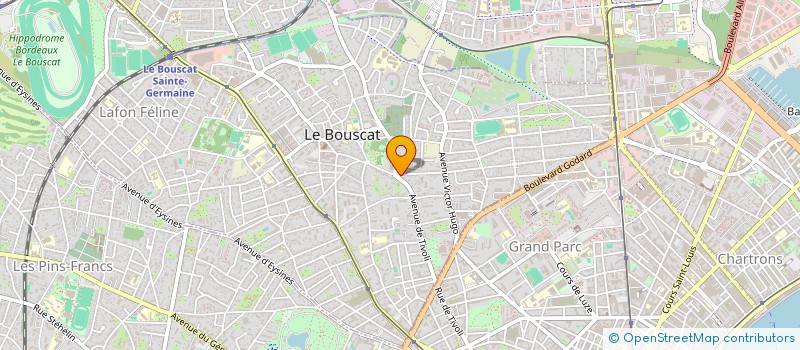 localisation de l'entreprise ALINES&CO  LE BOUSCAT