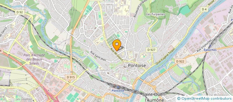 localisation de l'entreprise ALINETTE à PONTOISE
