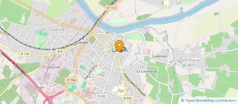 localisation de l'entreprise ALINGO JAZZ CLUB  LANGON