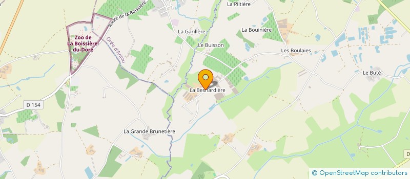 localisation de l'entreprise ALINI à MONTREVAULT-SUR-EVRE
