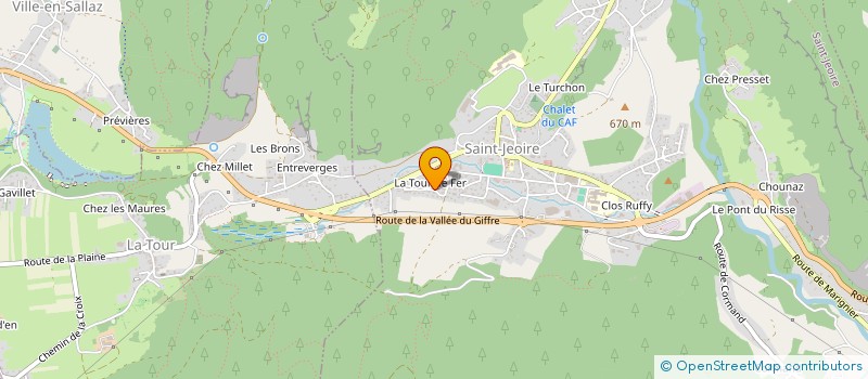 localisation de l'entreprise ALINICIO  SAINT-JEOIRE