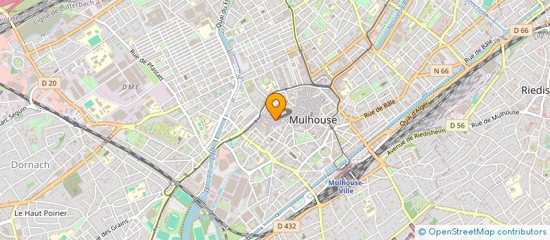 localisation de l'entreprise ALINKA & CO  MULHOUSE