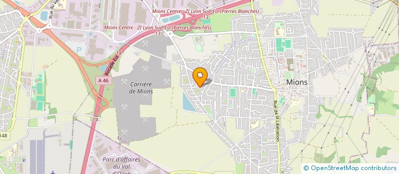 localisation de l'entreprise ALINOHE  MIONS