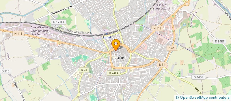 localisation de l'entreprise ALINORA DANSE  LUNEL