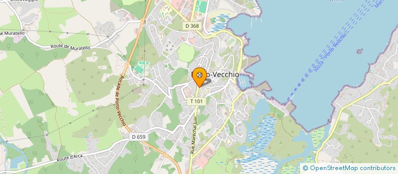 localisation de l'entreprise ALINSU à PORTO-VECCHIO