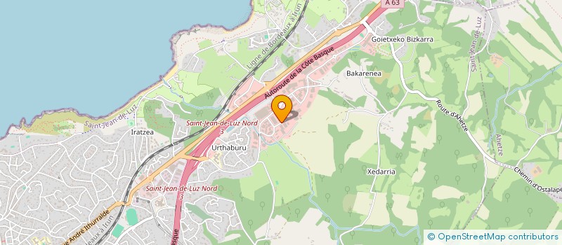 localisation de l'entreprise ALINTER  SAINT-JEAN-DE-LUZ