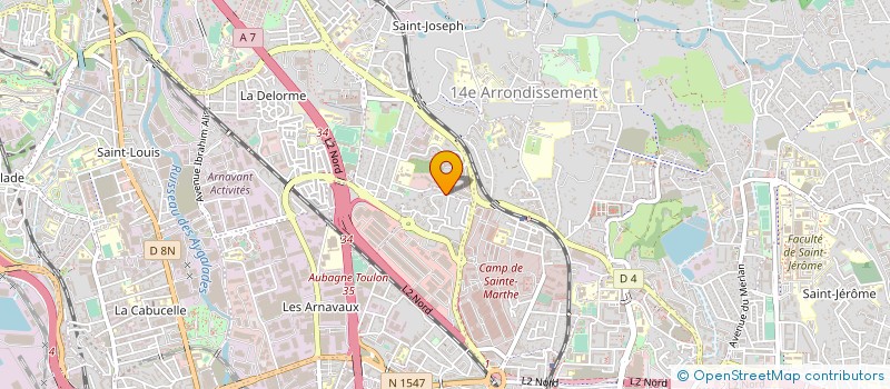 localisation de l'entreprise ALIO MEDITERRANEE à MARSEILLE