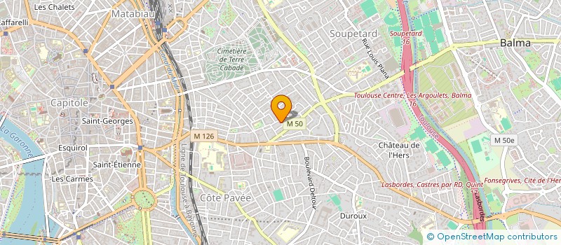localisation de l'entreprise ALIOCEMA à TOULOUSE