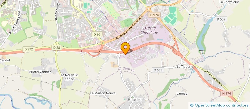 localisation de l'entreprise ALIOS à SAINT-LO