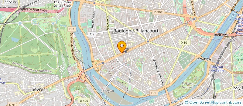 localisation de l'entreprise ALIOS CONSEIL  BOULOGNE-BILLANCOURT