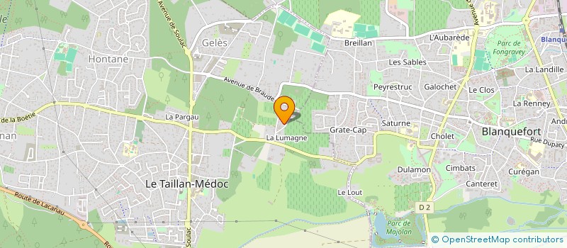 localisation de l'entreprise ALIOS DEVELOPPEMENT  LE TAILLAN MEDOC