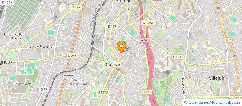 localisation de l'entreprise ALIOS GLOBAL à CACHAN