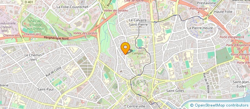 localisation de l'entreprise ALIOTER à CAEN