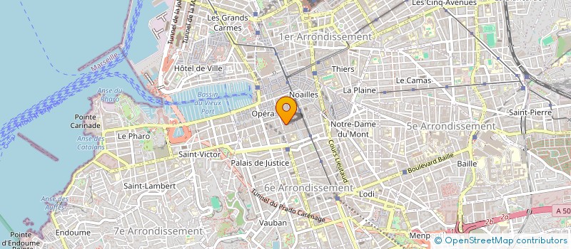 localisation de l'entreprise ALIOTH COMMUNICATION à MARSEILLE