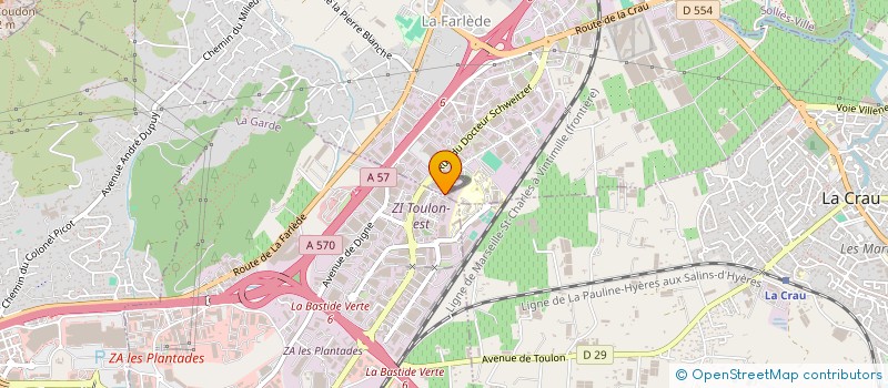 localisation de l'entreprise ALIOUANE HACHEMI  LA FARLEDE