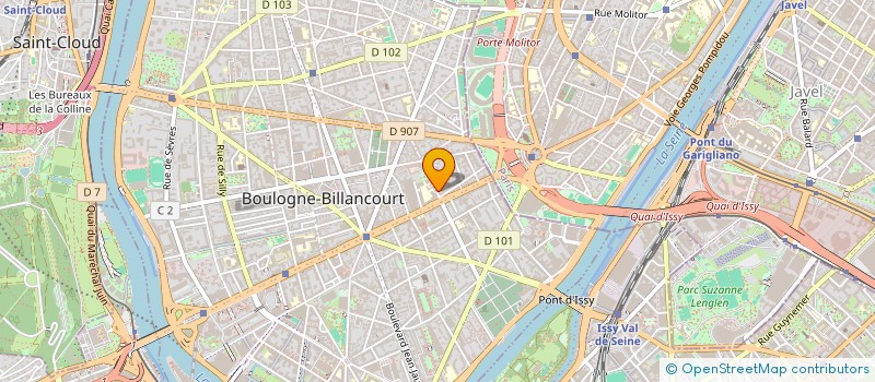 localisation de l'entreprise ALIP à BOULOGNE-BILLANCOURT