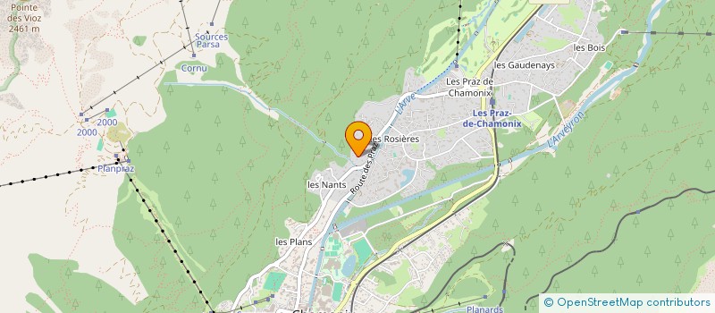 localisation de l'entreprise ALIPAUL  CHAMONIX-MONT-BLANC