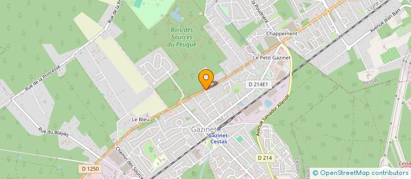 localisation de l'entreprise ALIPES SARL à CESTAS