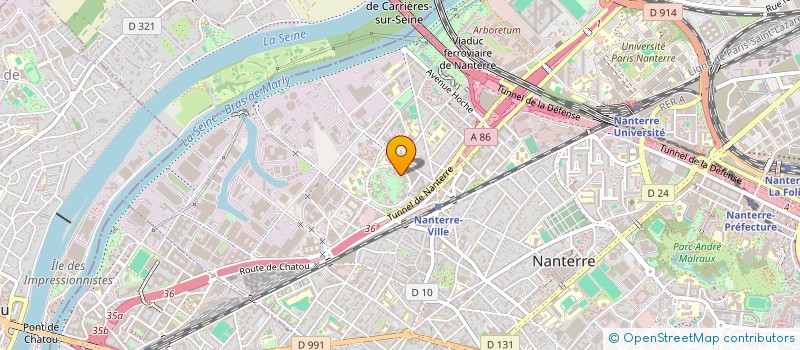 localisation de l'entreprise ALIPH CONSULTING  NANTERRE