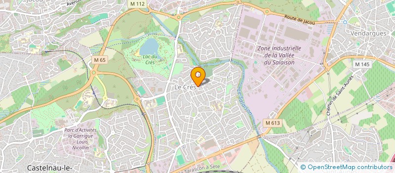 localisation de l'entreprise ALIPIA  LE CRES