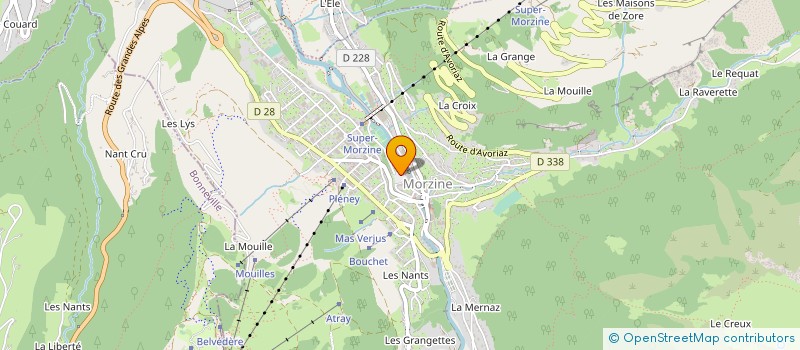 localisation de l'entreprise ALIPLAN à MORZINE