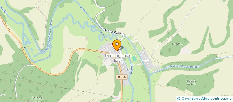 localisation de l'entreprise ALIPS TRAVAUX PUBLICS à DEMANGE-BAUDIGNECOURT