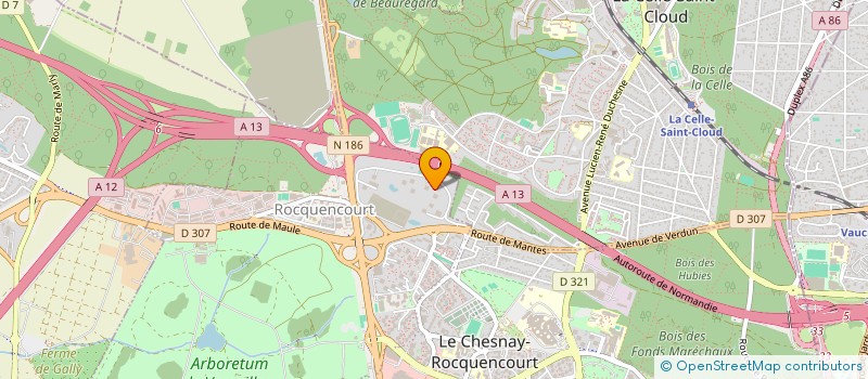 localisation de l'entreprise ALIRA  LE CHESNAY-ROCQUENCOURT