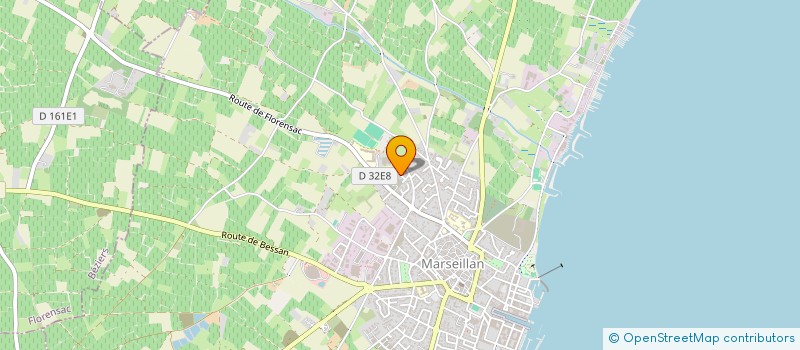 localisation de l'entreprise ALIRAF à MARSEILLAN