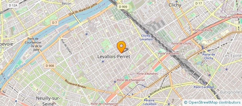 localisation de l'entreprise ALIRNARO à LEVALLOIS-PERRET
