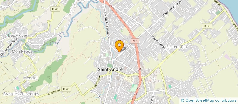 localisation de l'entreprise ALIRYS à SAINT-ANDRE