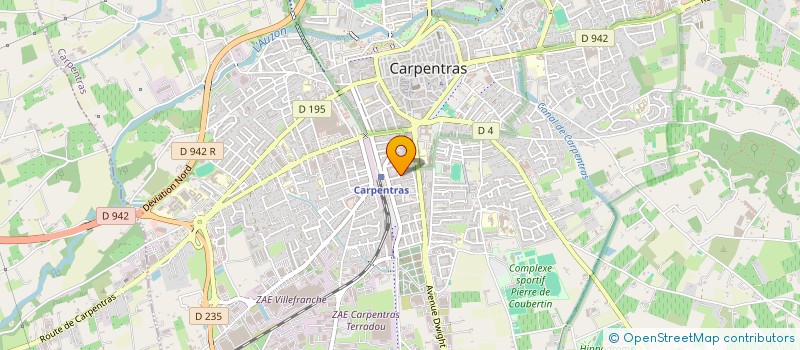 localisation de l'entreprise ALIS à CARPENTRAS