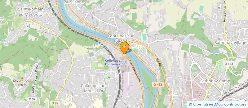 localisation de l'entreprise ALIS  COLLONGES-AU-MONT-D'OR