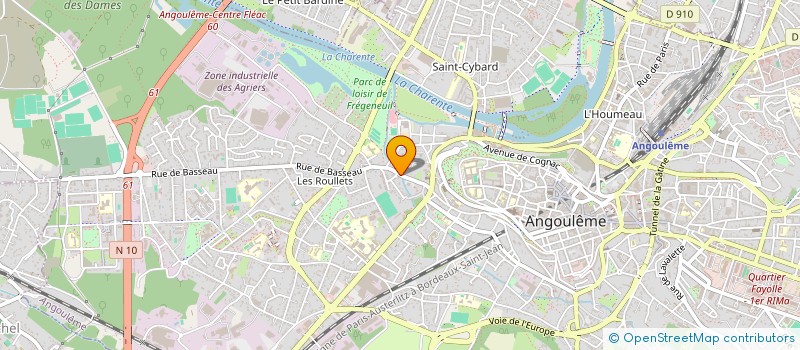 localisation de l'entreprise ALIS à ANGOULEME