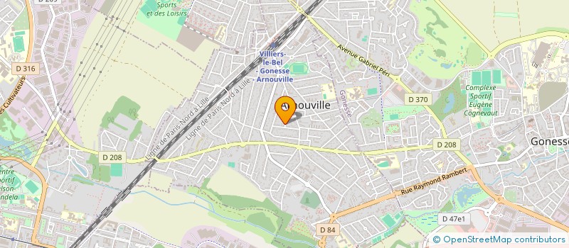 localisation de l'entreprise ALIS  ARNOUVILLE