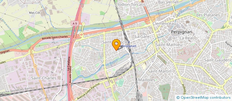 localisation de l'entreprise ALIS DOMINIQUE  PERPIGNAN