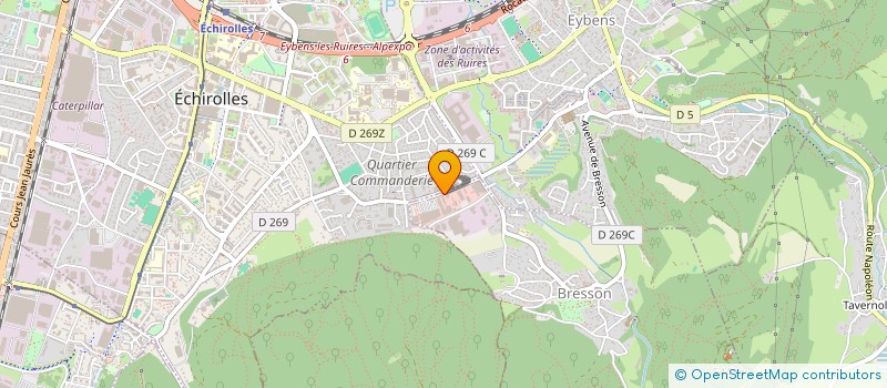 localisation de l'entreprise ALIS PRO  BRESSON