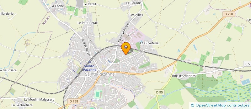 localisation de l'entreprise ALIS TRANSAC à SAINTE-PAZANNE