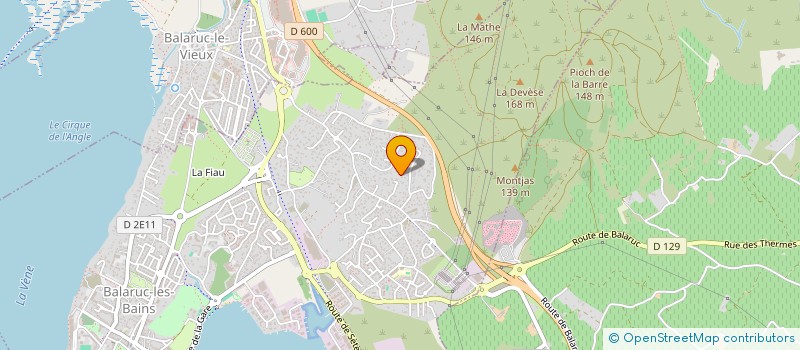 localisation de l'entreprise ALISA  BALARUC-LES-BAINS