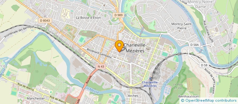 localisation de l'entreprise ALISA  CHARLEVILLE-MEZIERES
