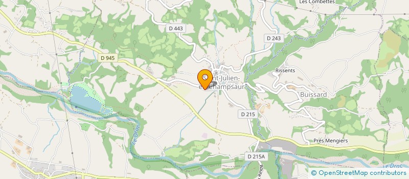 localisation de l'entreprise ALISA  SAINT-JULIEN-EN-CHAMPSAUR