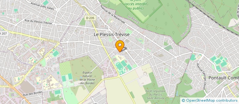 localisation de l'entreprise ALISA  LE PLESSIS-TREVISE