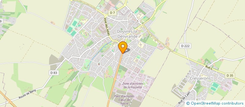localisation de l'entreprise ALISA IMPORT à DOUVRES-LA-DELIVRANDE
