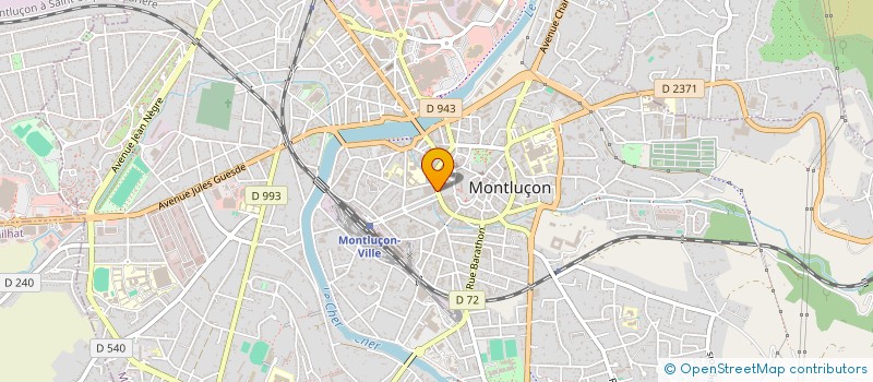 localisation de l'entreprise ALISAL PRODUCTIONS à MONTLUCON