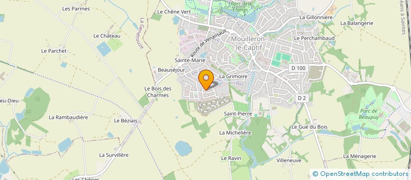 localisation de l'entreprise ALISAM  MOUILLERON-LE-CAPTIF