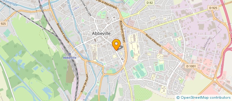 localisation de l'entreprise ALISAR à ABBEVILLE
