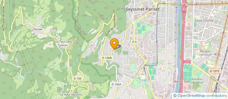 localisation de l'entreprise ALISE  SEYSSINET-PARISET