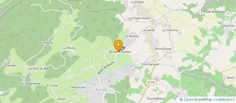 localisation de l'entreprise ALISE  ROISEY